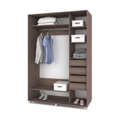 РОЛАНД Шкаф-купе с зеркалами Шимо темный (600*1700) Р673 в Режи - rezh.mebel24.online | фото 4