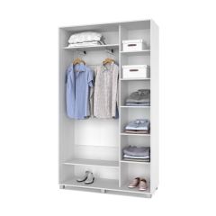 РОЛАНД Шкаф-купе с зеркалом Анкор светлый (450*1300) Р432 в Режи - rezh.mebel24.online | фото 2
