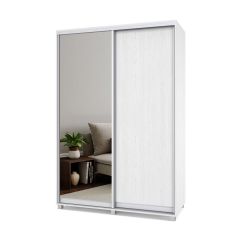 РОЛАНД Шкаф-купе с зеркалом Анкор светлый (450*1500) Р452 в Режи - rezh.mebel24.online | фото 2