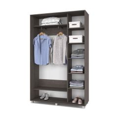РОЛАНД Шкаф-купе с зеркалом Анкор темный (450*1400) Р442 в Режи - rezh.mebel24.online | фото 3