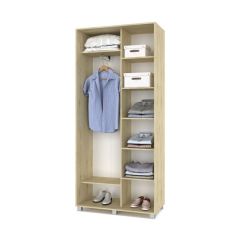 РОЛАНД Шкаф-купе с зеркалом Ирландский дуб (450*1000) Р402 в Режи - rezh.mebel24.online | фото 3