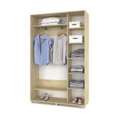 РОЛАНД Шкаф-купе с зеркалом Ирландский дуб (450*1400) Р442 в Режи - rezh.mebel24.online | фото 3