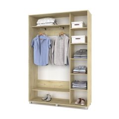 РОЛАНД Шкаф-купе с зеркалом Ирландский дуб (450*1500) Р452 в Режи - rezh.mebel24.online | фото 3
