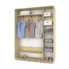 РОЛАНД Шкаф-купе с зеркалом Ирландский дуб (450*1700) Р472 в Режи - rezh.mebel24.online | фото 2