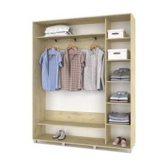РОЛАНД Шкаф-купе с зеркалом Ирландский дуб (450*1800) Р482 в Режи - rezh.mebel24.online | фото 2
