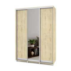 РОЛАНД Шкаф-купе с зеркалом Ирландский дуб (600*1600) Р662 в Режи - rezh.mebel24.online | фото
