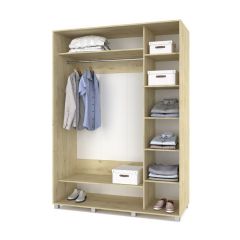 РОЛАНД Шкаф-купе с зеркалом Ирландский дуб (600*1600) Р662 в Режи - rezh.mebel24.online | фото 2