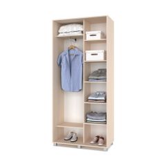 РОЛАНД Шкаф-купе с зеркалом Млечный дуб (450*1000) Р402 в Режи - rezh.mebel24.online | фото 3