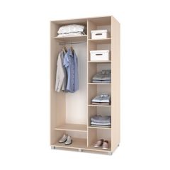 РОЛАНД Шкаф-купе с зеркалом Млечный дуб (600*1100) Р612 в Режи - rezh.mebel24.online | фото 2