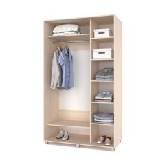 РОЛАНД Шкаф-купе с зеркалом Млечный дуб (600*1200) Р622 в Режи - rezh.mebel24.online | фото 2