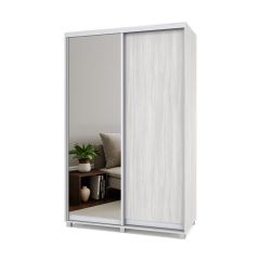 РОЛАНД Шкаф-купе с зеркалом Шимо светлый (450*1400) Р442 в Режи - rezh.mebel24.online | фото 2