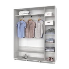 РОЛАНД Шкаф-купе с зеркалом Шимо светлый (450*1800) Р482 в Режи - rezh.mebel24.online | фото 2