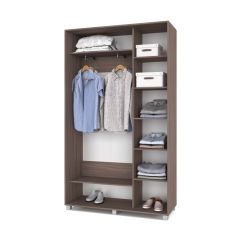 РОЛАНД Шкаф-купе с зеркалом Шимо темный (450*1300) Р432 в Режи - rezh.mebel24.online | фото 3