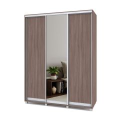 РОЛАНД Шкаф-купе с зеркалом Шимо темный (450*1700) Р472 в Режи - rezh.mebel24.online | фото