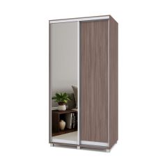 РОЛАНД Шкаф-купе с зеркалом Шимо темный (600*1100) Р612 в Режи - rezh.mebel24.online | фото