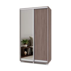 РОЛАНД Шкаф-купе с зеркалом Шимо темный (600*1300) Р632 в Режи - rezh.mebel24.online | фото