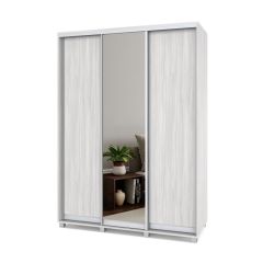 РОЛАНД Шкаф-купе с зеркалом Шимо темный (600*1600) Р662 в Режи - rezh.mebel24.online | фото