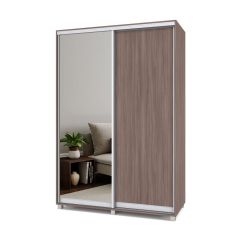 РОЛАНД Шкаф-купе с зеркалом Шимо темный (600*1500) Р652 в Режи - rezh.mebel24.online | фото