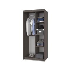 ТОМАС Шкаф-купе с зеркалом Анкор темный/светлый Т22 в Режи - rezh.mebel24.online | фото 2