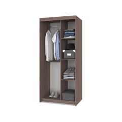 ТОМАС Шкаф-купе с зеркалом Шимо темный/светлый Т22 в Режи - rezh.mebel24.online | фото 2