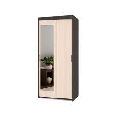 ТОМАС Шкаф-купе с зеркалом Венге/Млечный дуб Т22 в Режи - rezh.mebel24.online | фото