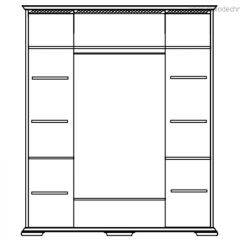 Шкаф Лика (ММ 137-01/04) с зеркалом в Режи - rezh.mebel24.online | фото 2