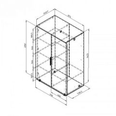 Шкаф Дельта Лофт-13.01 Дуб Ирладндский в Режи - rezh.mebel24.online | фото 3