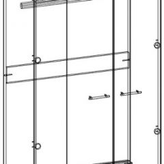 СОНАТА Шкаф ШС-800 (Дуб сонома/Дуб сакраменто) в Режи - rezh.mebel24.online | фото 2