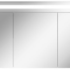 Шкаф-зеркало Аврора 100 с подсветкой LED Домино (DV8012HZ) в Режи - rezh.mebel24.online | фото 1