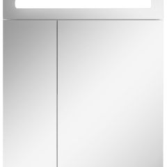 Шкаф-зеркало Аврора 60 с подсветкой LED Домино (DV8005HZ) в Режи - rezh.mebel24.online | фото 4
