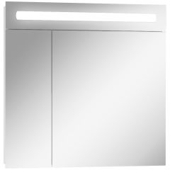 Шкаф-зеркало Аврора 70 с подсветкой LED Домино (DV8007HZ) в Режи - rezh.mebel24.online | фото 1