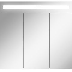 Шкаф-зеркало Аврора 80 с подсветкой LED Домино (DV8009HZ) в Режи - rezh.mebel24.online | фото 4
