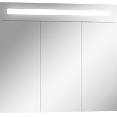 Шкаф-зеркало Аврора 80 с подсветкой LED Домино (DV8009HZ) в Режи - rezh.mebel24.online | фото 1