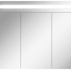 Шкаф-зеркало Аврора 85 с подсветкой LED Домино (DV8010HZ) в Режи - rezh.mebel24.online | фото 4