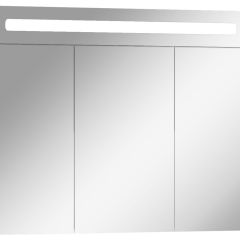 Шкаф-зеркало Аврора 85 с подсветкой LED Домино (DV8010HZ) в Режи - rezh.mebel24.online | фото 1