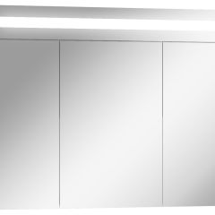 Шкаф-зеркало Аврора 90 с подсветкой LED Домино (DV8011HZ) в Режи - rezh.mebel24.online | фото 1