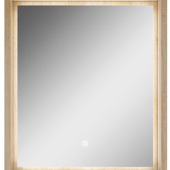 Шкаф-зеркало Nice 60 с подсветкой Домино (DN4706HZ) в Режи - rezh.mebel24.online | фото 2