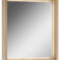 Шкаф-зеркало Nice 60 с подсветкой Домино (DN4706HZ) в Режи - rezh.mebel24.online | фото