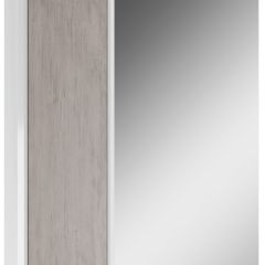 Шкаф-зеркало Uno 60 Дуб серый левый/правый Домино (DU1503HZ) в Режи - rezh.mebel24.online | фото 2