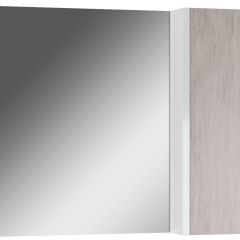 Шкаф-зеркало Uno 80 Дуб серый левый/правый Домино (DU1504HZ) в Режи - rezh.mebel24.online | фото