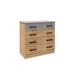 Спальня Асти Комод (Дуб крафт золотой) в Режи - rezh.mebel24.online | фото