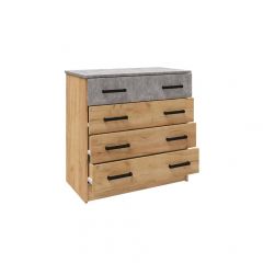 Спальня Асти Комод (Дуб крафт золотой) в Режи - rezh.mebel24.online | фото 2