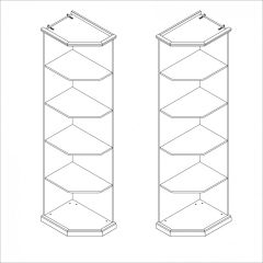 Спальня модульная Натали (белый глянец/экокожа) в Режи - rezh.mebel24.online | фото 9