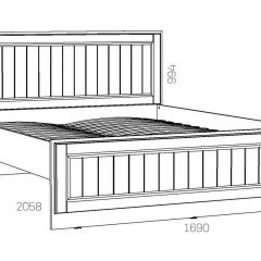 НМ 040.34 Х (1600) Кровать "Оливия" в Режи - rezh.mebel24.online | фото 2