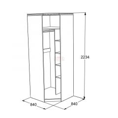 Спальный гарнитур Ольга-13 (модульный) в Режи - rezh.mebel24.online | фото 33