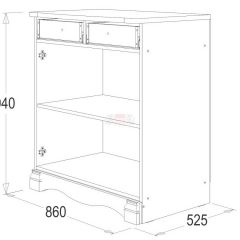 Спальный гарнитур Ольга-1Н (модульная) в Режи - rezh.mebel24.online | фото 14