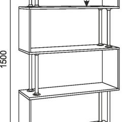 Стеллаж Зигзаг-2 в Режи - rezh.mebel24.online | фото 4