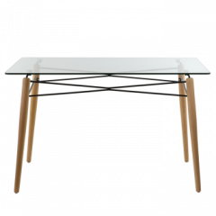 Стол Barneo T-110 стекло 10мм в Режи - rezh.mebel24.online | фото