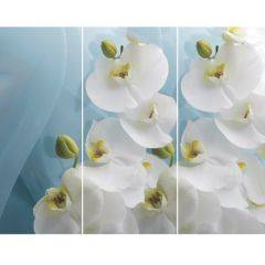 Стол Бостон-3 (Белая Орхидея) 1100/1420*700, опора Брифинг в Режи - rezh.mebel24.online | фото 2