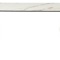 Стол BRONTE 220 KL-188 Контрастный мрамор матовый, итальянская керамика/ Шампань, ®DISAUR в Режи - rezh.mebel24.online | фото 2